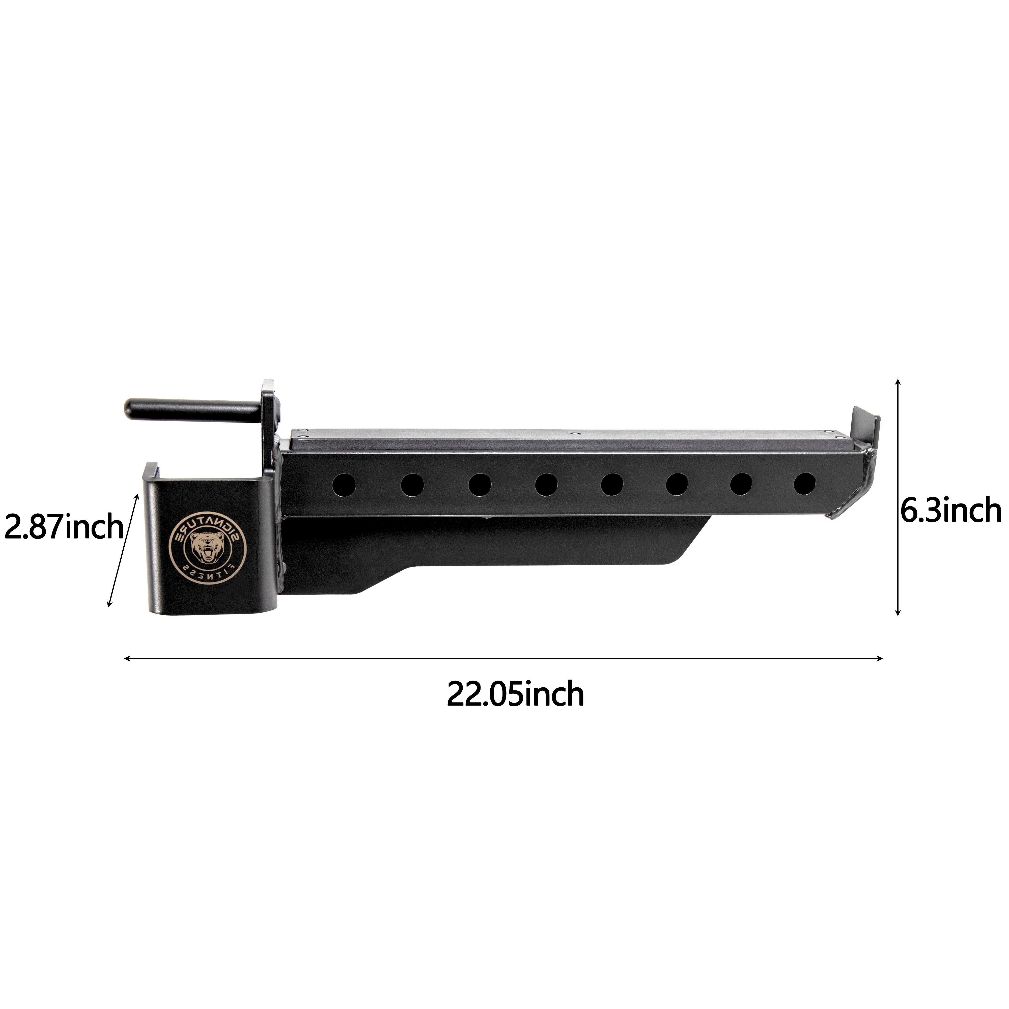 Signature Fitness Safety Spotter Arms with UHMW Plastic